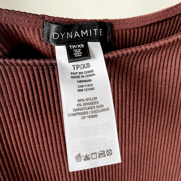 Dynamite Maroon Seamless Tank Top - Picture 4 of 4